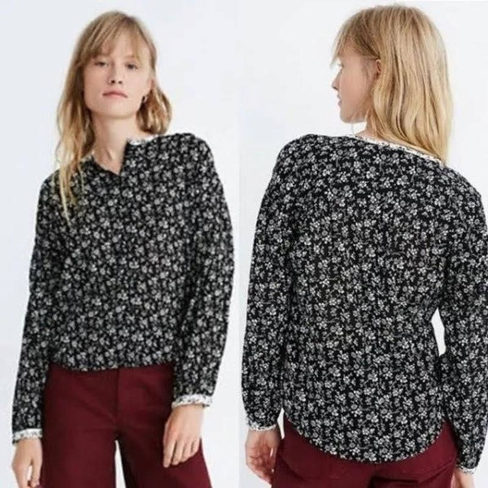 Madewell Print-Mix Meadow Shirt in Branch Floral